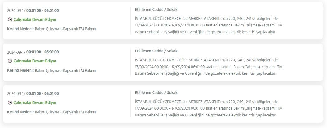 İstanbul'un bu ilçelerinde 8 saati bulacak elektrik kesintileri yaşanacak 8